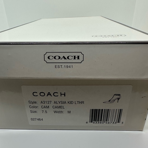 Coach A3127 Alysia Kid Leather heel - Picture 7 of 7
